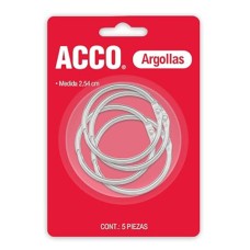 Argollas Acco 1 Blister 5pzs