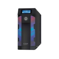 GSMART1516B 1500VA/900W UPS Smart - AVR 16 Salidas, Puerto de carga USB (8 USB-A y 2 USB-C), 210 joules, Luz RGB, LCD, 120 Vac 