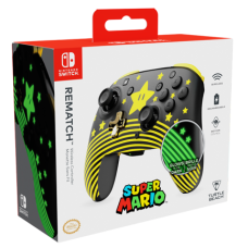 Control de Juego Inalámbrico Turtle Beach Rematch Estrella de Super Mario para Nintendo Switch Control de Juego Inalámbrico Turtle Beach Rematch Estrella de Super Mario para Nintendo Switch