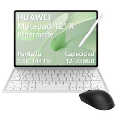 Tableta Huawei MatePad 12 X Octa Core 12+256G 2.8K PaperMatte Harmony OS4.3 Blanco + Teclado
