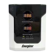 Regulador Energizer 1500VA/900W (ERENRLB15VA). Rango 90-145VCA - AVR, prot. 10A, 2 contactos, LED. Ideal p/línea blanca. Cert. RoHS/NOM/CE. 2 años gtía. Regulador Energizer 1500VA/900W (ERENRLB15VA). Rango 90-145VCA - AVR, prot. 10A, 2 contactos, LED. Ideal p/línea blanca. Cert. RoHS/NOM/CE. 2 años gtía.