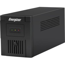 No Break Energizer 1500VA/900W (ERENUPS15VA). AVR - 2 bat. 12V/9AH, 8 contactos (4 respaldo), LED/Alarma. Cert. RoHS/NOM/CE. 2 años gtía.