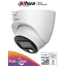 Cámara Domo Full Color DAHUA DH-HAC-HDW1209TLQN-A-LED-0280B-S3 2 MP con lente de 2.8mm y ángulo de 103° -