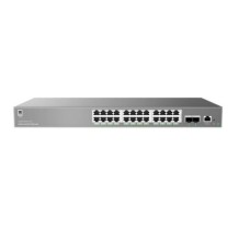 Switch Administrable Capa L2++ - 24 ptos Gigabit + 2 SFP, PoE hasta 250W de salida, compatible con GWN Cloud Switch Administrable Capa L2++ - 24 ptos Gigabit + 2 SFP, PoE hasta 250W de salida, compatible con GWN Cloud