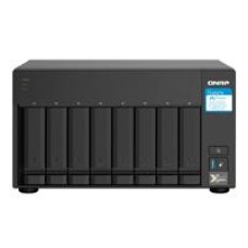 NAS QNAP TS-832PX-4G/ 8 BAHIAS SATA HDD DE 3,5/ NUCLEO CUADRUPLE 1.7GHZ/4GB DDR4 SODIMM AMPLIABLE A 16GB/2 PTO 2,5 GBE /2 PTO 10 GBE /USB 3.2 X3/ HOTSWAP/ NO INCLUYE DISCOS/ HASTA 144TB