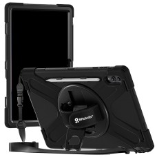 FUNDA PROTECTOR CON CORREA - USO RUDO Y GIRO 360° PARA SAMSUNG GALAXY S11 ULTRA, 14.6 PULGADAS, CON MICA, X930, 6008676 BROBOTIX