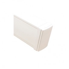 Tapa final en color blanco de PVC auto extinguible,  para canaleta TEK100 (5591-02001)