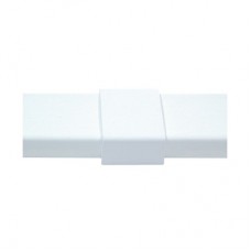 Pieza de unin color blanco de PVC auto extinguible, para canaleta PT48 (6180-01002)